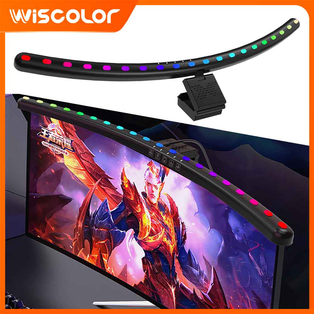 Desk Room Setup - Barra de Luz RGB para Monitor,