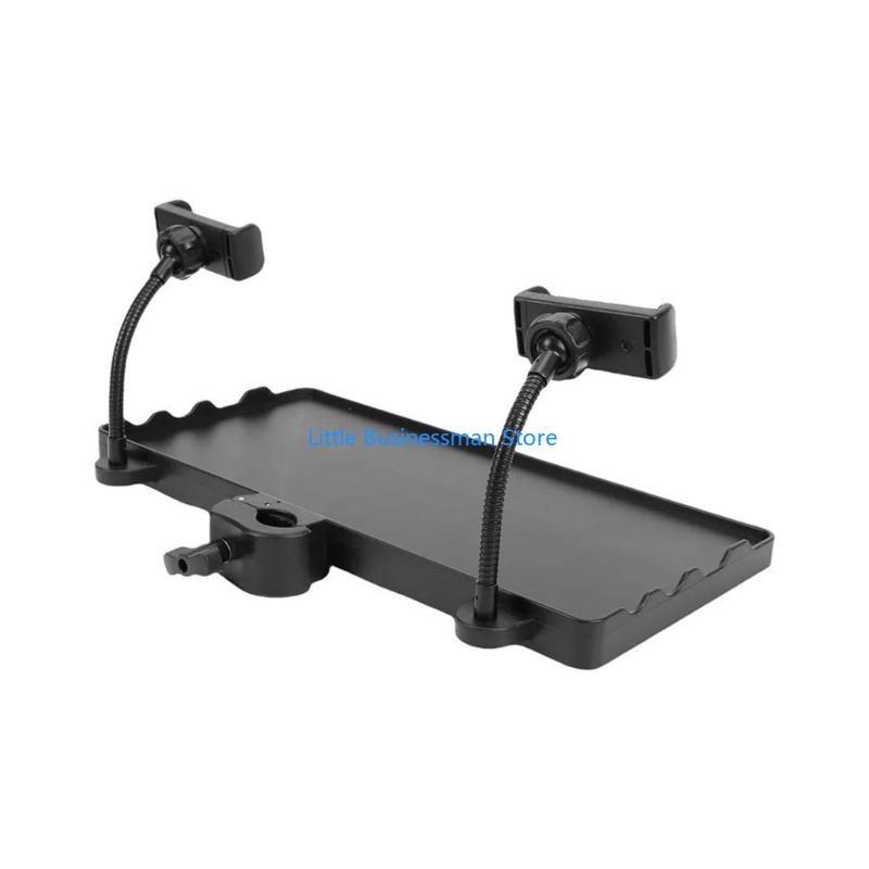 Desk Setup With Mic - Bandeja organizadora ABS para tubo 3