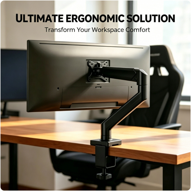 Desk Setup Monitor Arm - Suporte de Monitor Único de 14-32