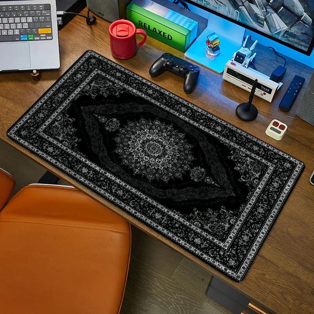 Desk Setup Anime - Novo Tapete de Rato Preto Estilo
