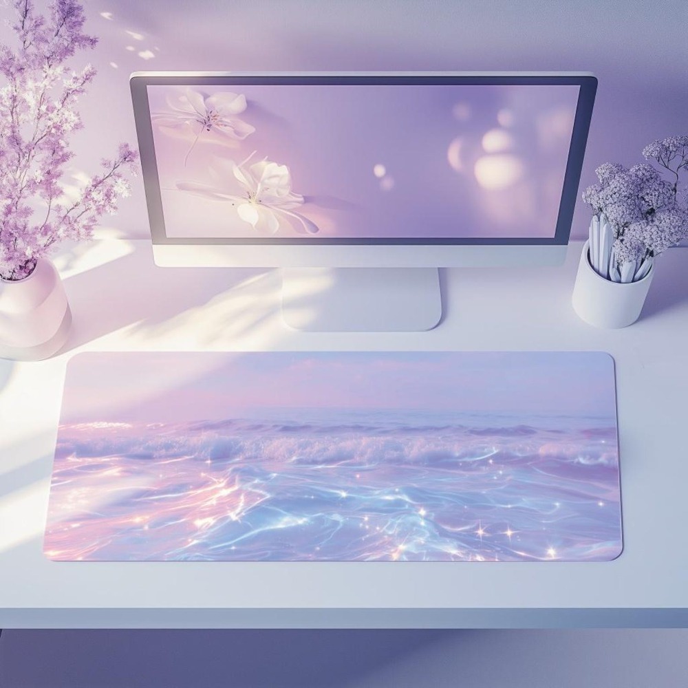 Desk Setup Gifts - Tapete de Mesa Estético em Tons
