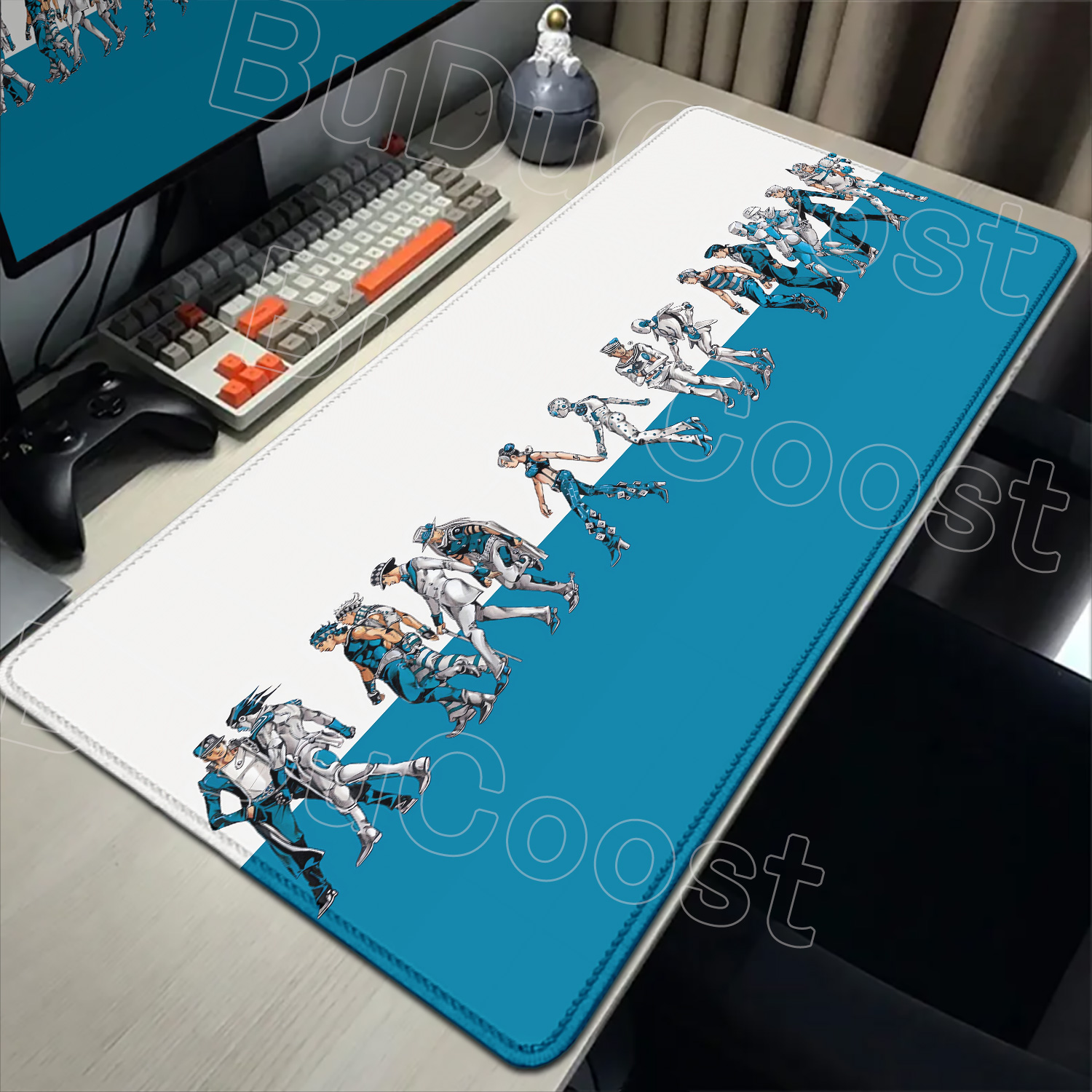 Desk Setup Anime - Hd j-jojo b-Bizarre a-aventura mouse pad