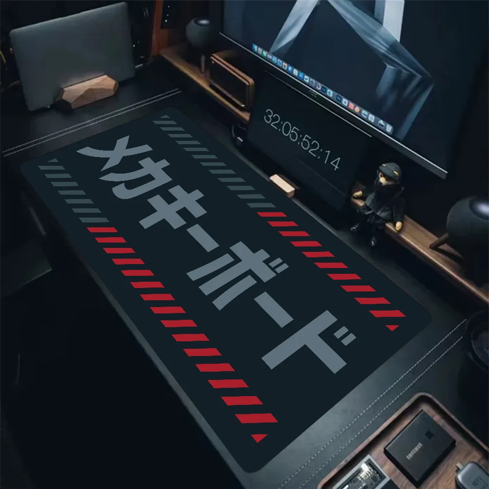 Desk Setup Anime - Japonês キ--β Teclado Mecânico escritório deskpad