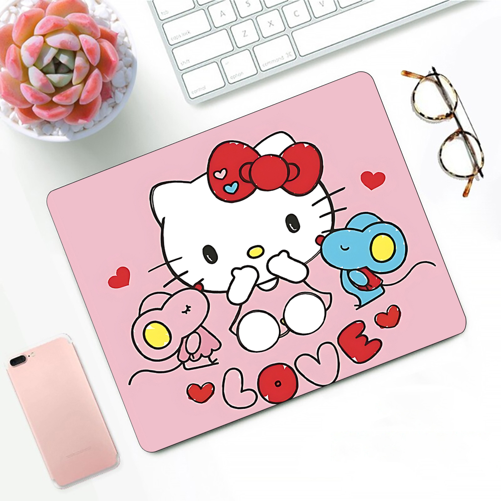Desk Setup Anime - Bonito rosa anime olá kitty gaming