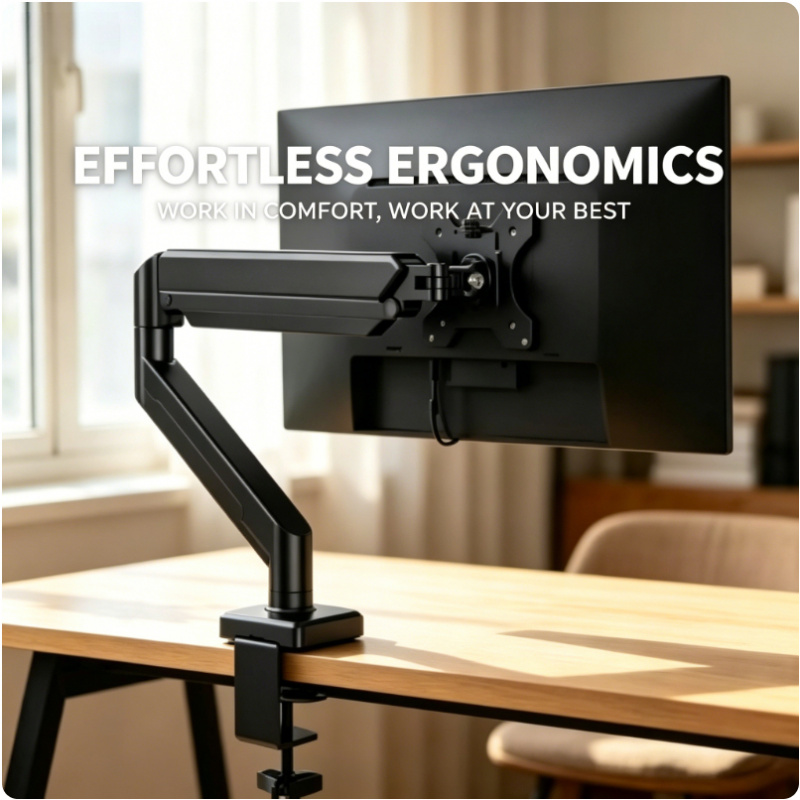 Desk Setup Monitor Arm - Suporte de Monitor Único de 14-32
