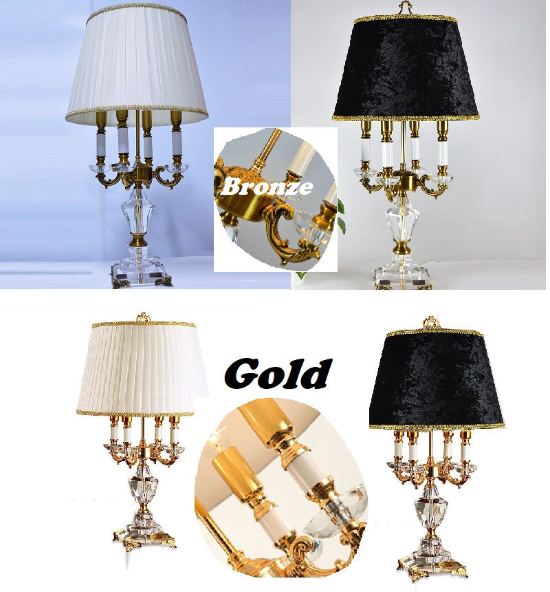 Luxo Cristal Table Lamp Ilumin - Yellow Desk Setup avaliação e preço