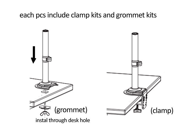Suporte de Mesa para Monitor L - Desk Setup Monitor Arm avaliação e preço