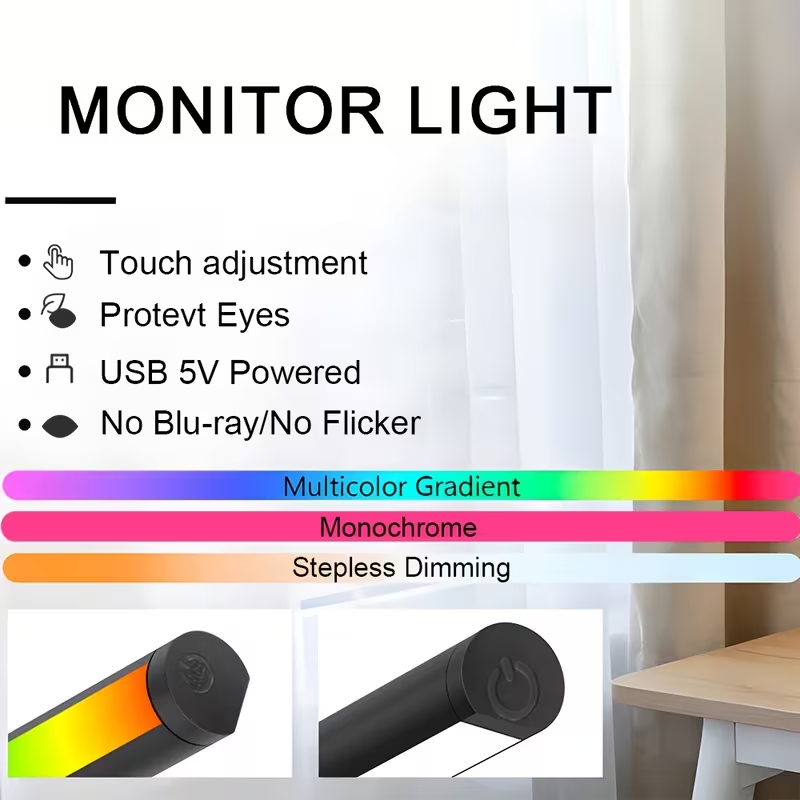 Barra de Luz LED para Monitor  - Desk Setup No Computer avaliação e preço
