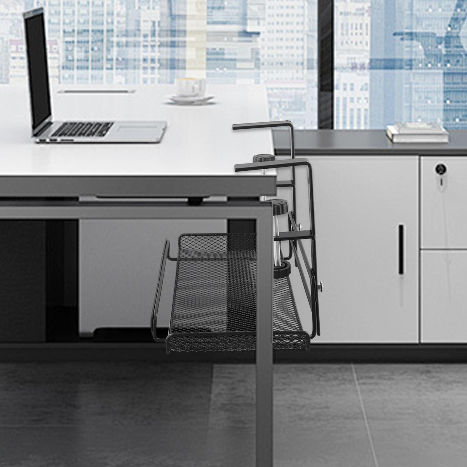 Bandeja de cabos ajustável sob - Desk Setup Height avaliação e preço