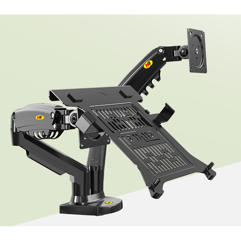 Desktop nb f160 + braço duplo  - Desk Setup Monitor Arm avaliação e preço