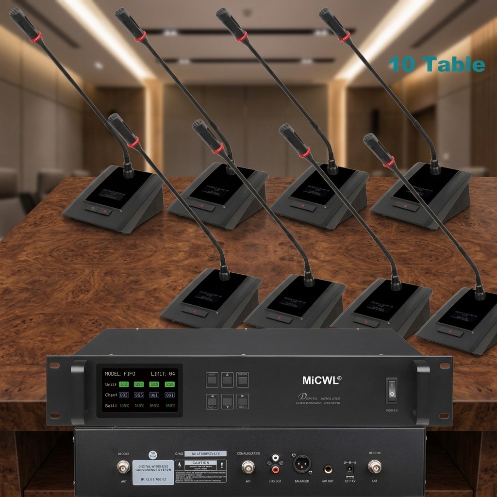 Sistema de Microfone Sem Fio D - Desk Setup With Mic avaliação e preço