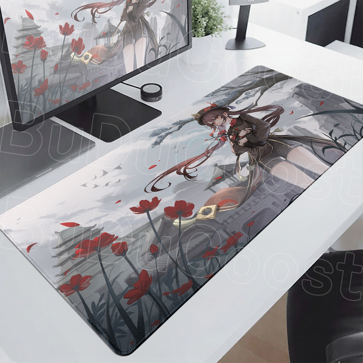 Mouse Pad Genshin Impact Hu Ta - Desk Setup Anime avaliação e preço