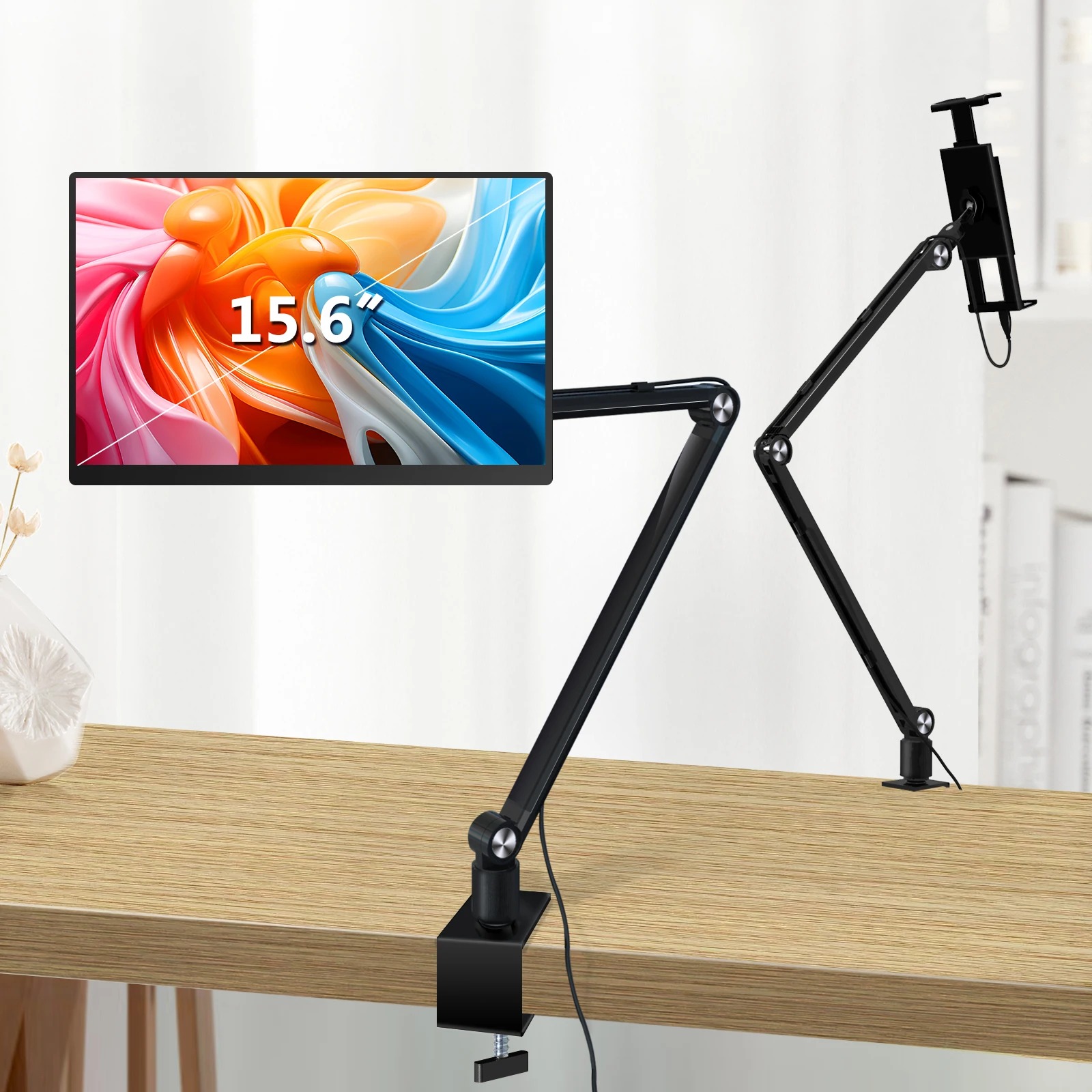 Suporte portátil para tablet 2 - Desk Setup Monitor Arm avaliação e preço