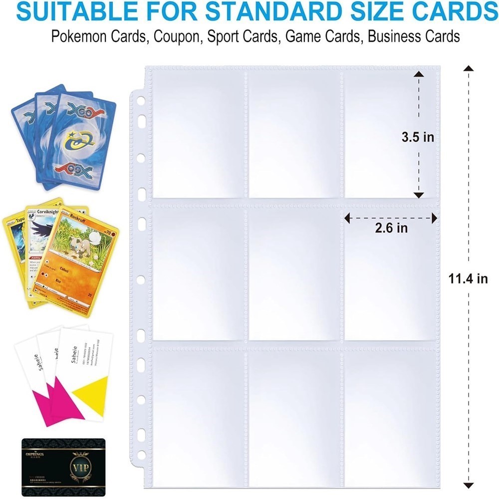 50 Folhas de Protetores de Car - Ring Binder Box avaliação e preço