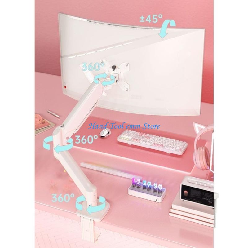 H37F Suporte computador com te - Desk Setup Monitor Arm avaliação e preço