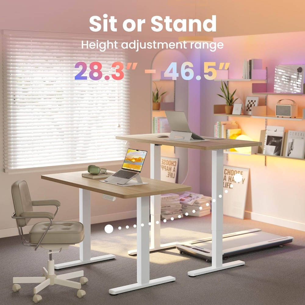 Mesa Elétrica Pequena Ajustáve - Desk Setup Height avaliação e preço