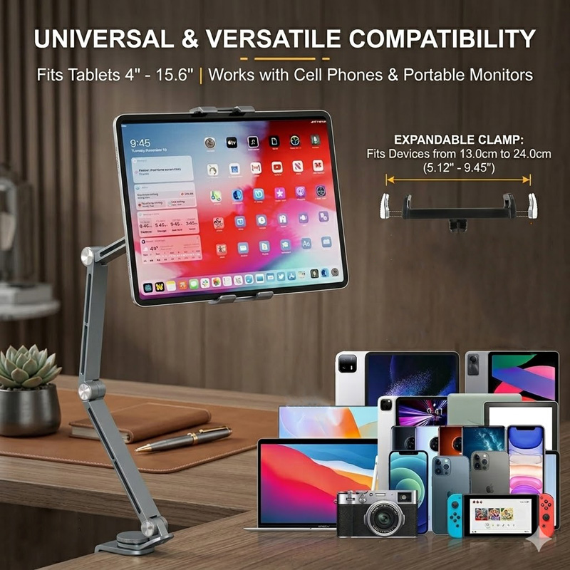 Suporte para ipad para mesa, l - Desk Setup Monitor Arm avaliação e preço