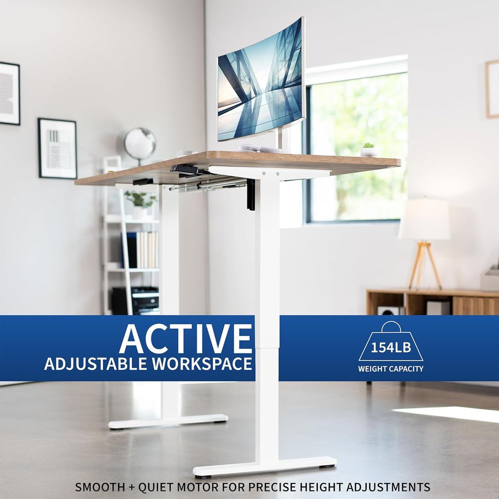 Mesa elétrica de 71 x 30 poleg - Desk Setup Height avaliação e preço