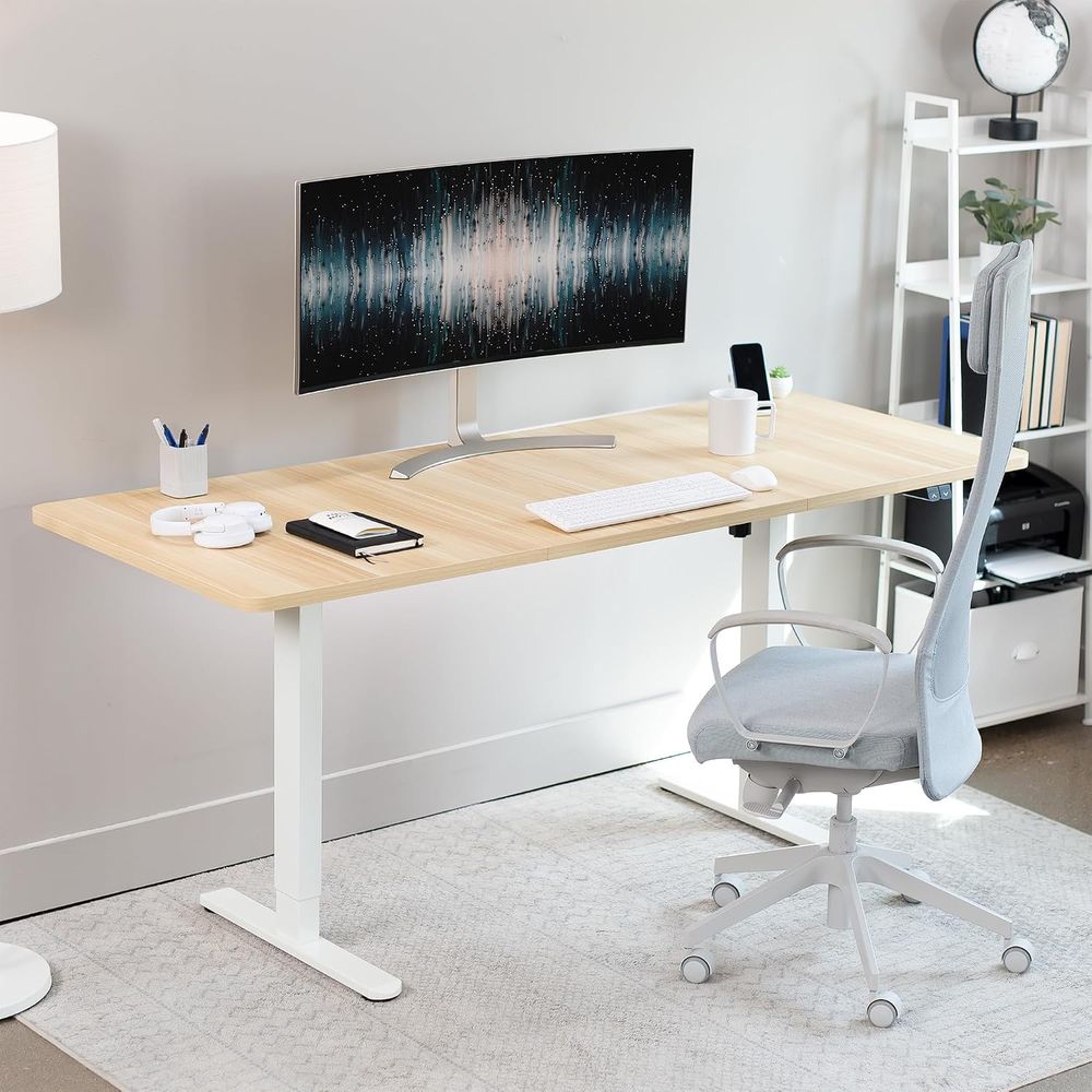 Mesa elétrica de 71 x 30 poleg - Desk Setup Height avaliação e preço