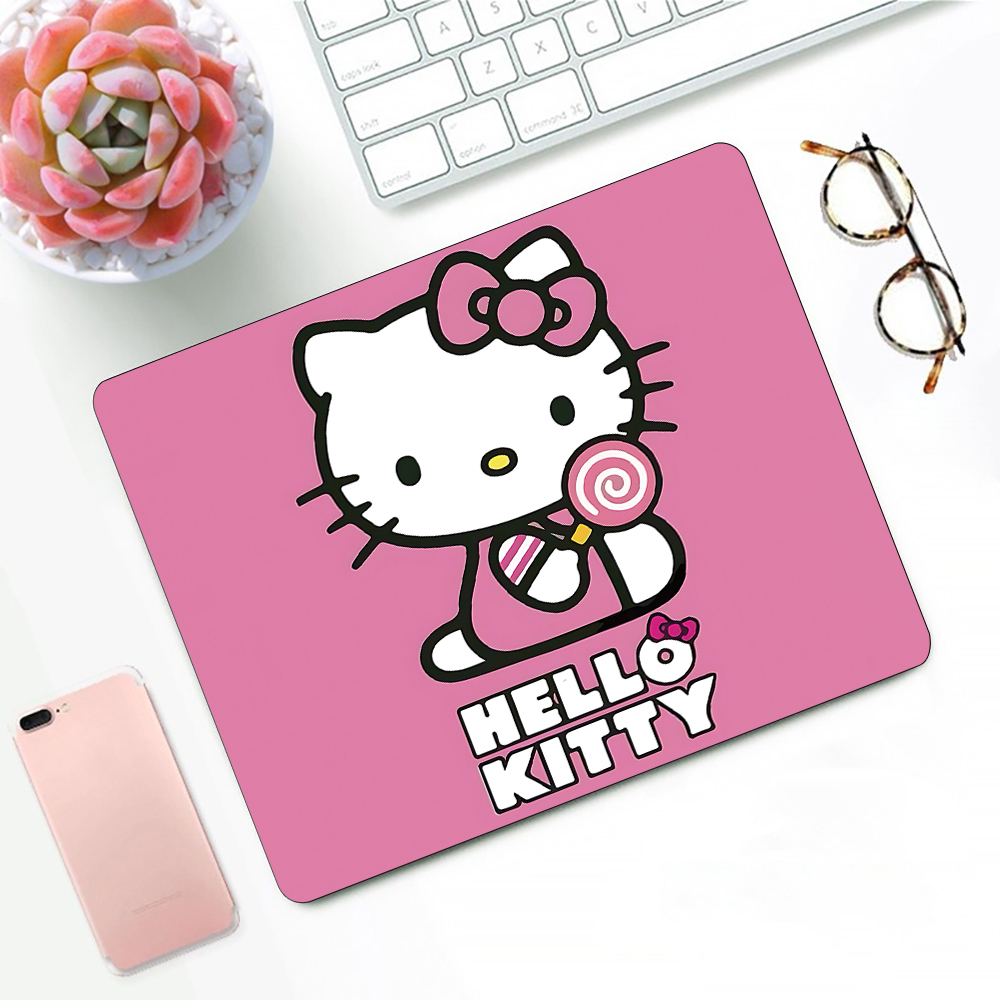 Bonito rosa anime olá kitty ga - Desk Setup Anime avaliação e preço