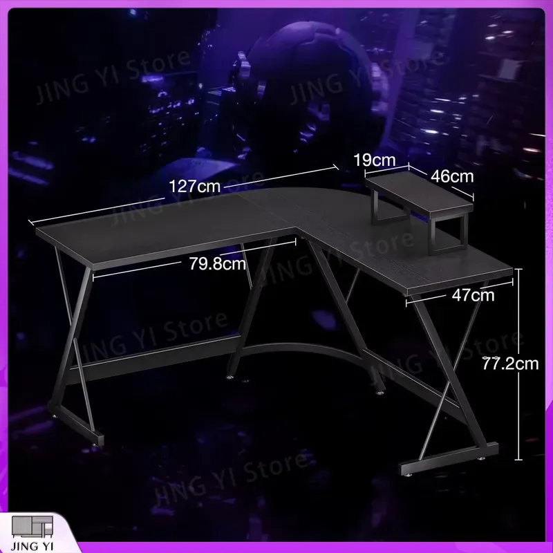 Mesa de Jogos em Forma de L co - Desk Setup No Computer avaliação e preço