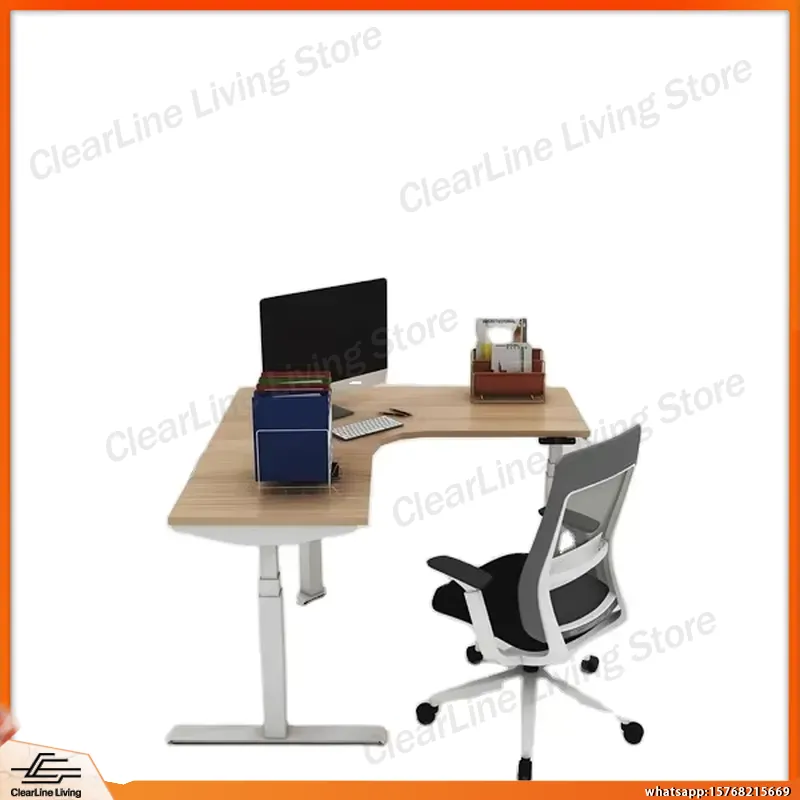 Mesa de Jogos Elétrica em L co - Desk Setup Height avaliação e preço