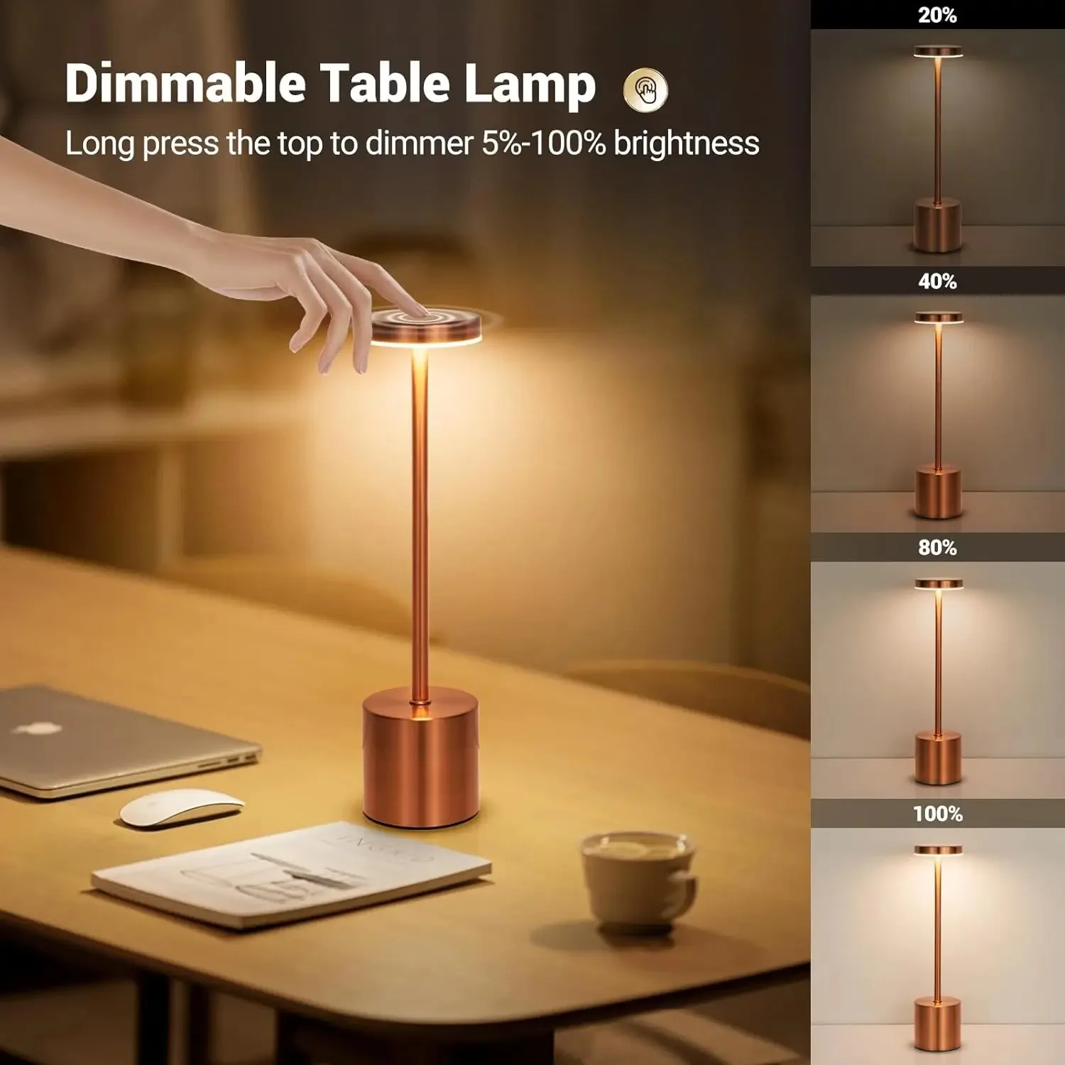 Luminária de Mesa LED Recarreg - Yellow Desk Setup avaliação e preço