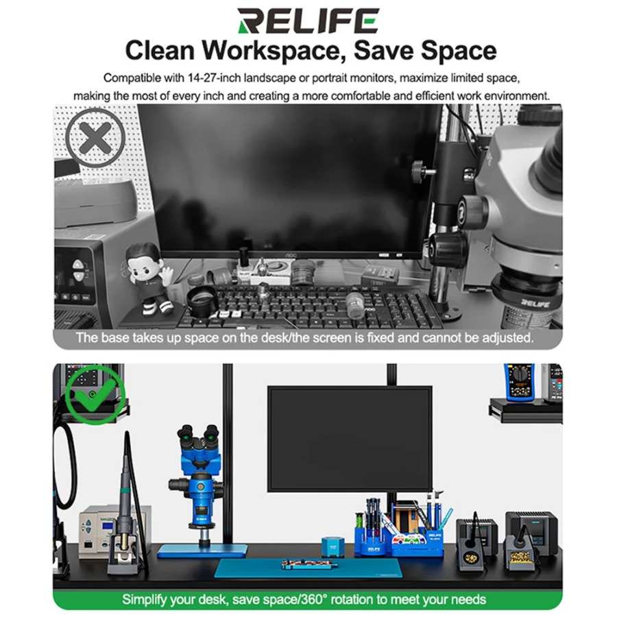 Suporte para monitor RELIFE MS - Desk Setup Monitor Arm avaliação e preço