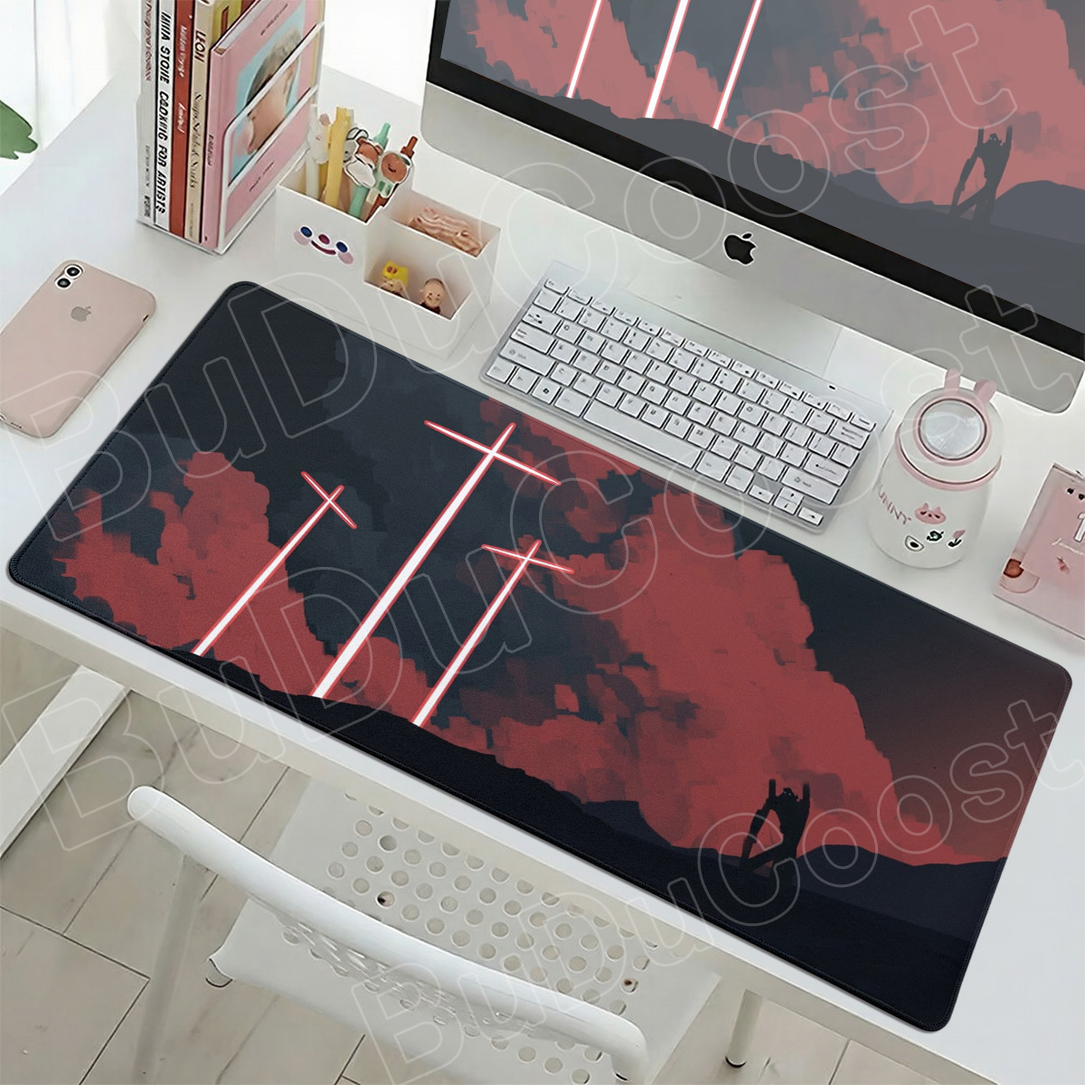 Mouse Pad de Anime Fofo com Im - Desk Setup Anime avaliação e preço