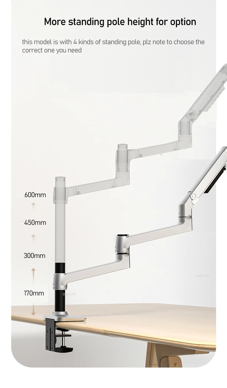 Suporte de Monitor de Mesa (10 - Desk Setup Monitor Arm avaliação e preço
