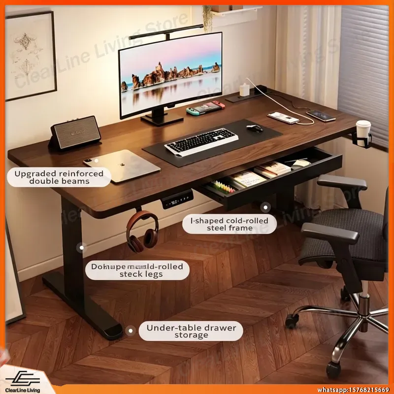 Mesa de Jogos Elétrica Ajustáv - Desk Setup Height avaliação e preço