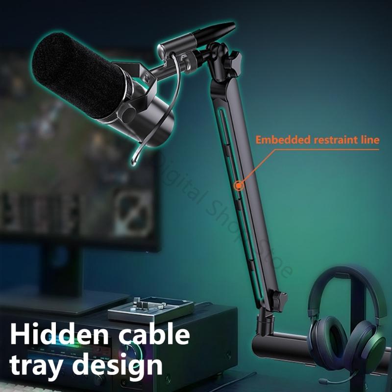 96ba suporte braço microfone a - Desk Setup With Mic avaliação e preço