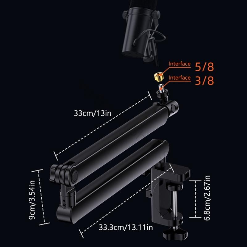 96ba suporte braço microfone a - Desk Setup With Mic avaliação e preço