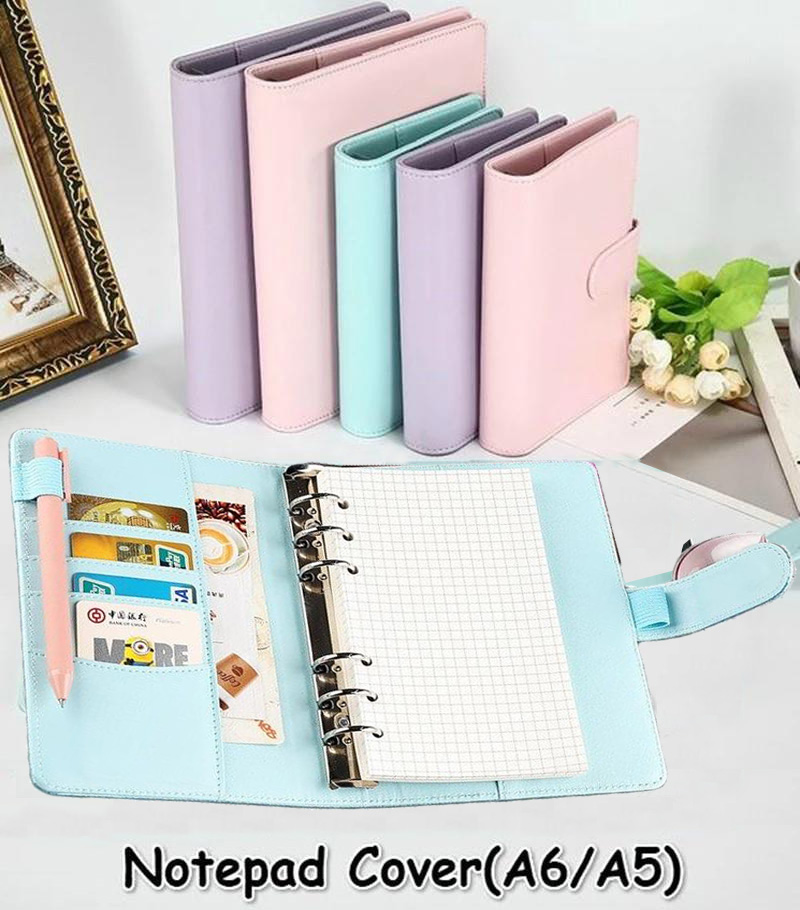 A6/A5 Macaroon Cor PU Couro DI - Ring Binder Box avaliação e preço