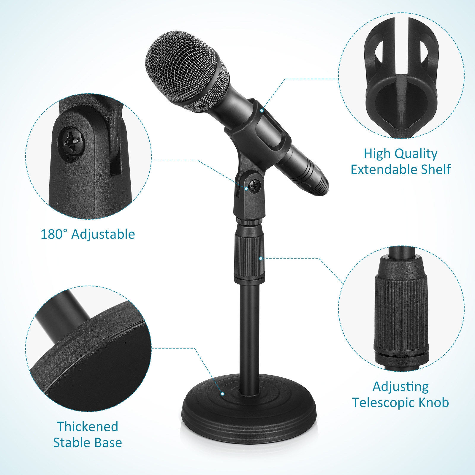 Suporte de microfone de mesa a - Desk Setup With Mic avaliação e preço
