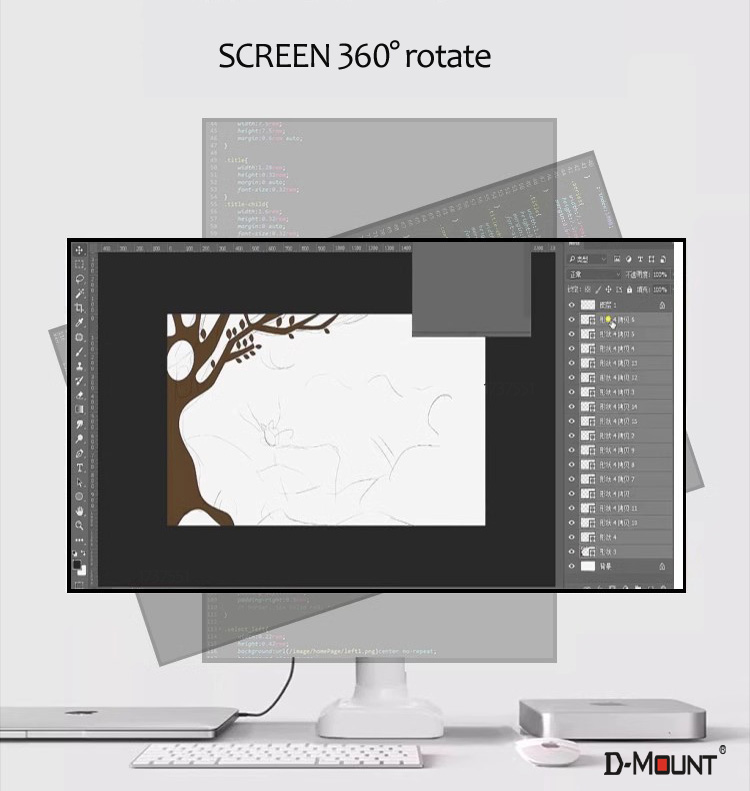 Suporte de Mesa para Monitor D - Desk Setup Monitor Arm avaliação e preço
